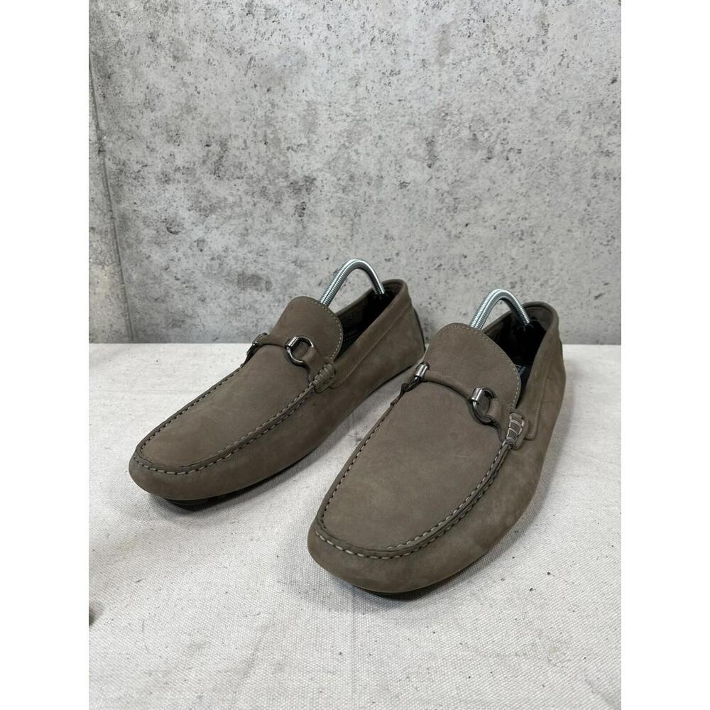 Nordstrom Rack Shoes Men’s Size 12M Nubuck Leather Slip On Loafers M23320 Brown